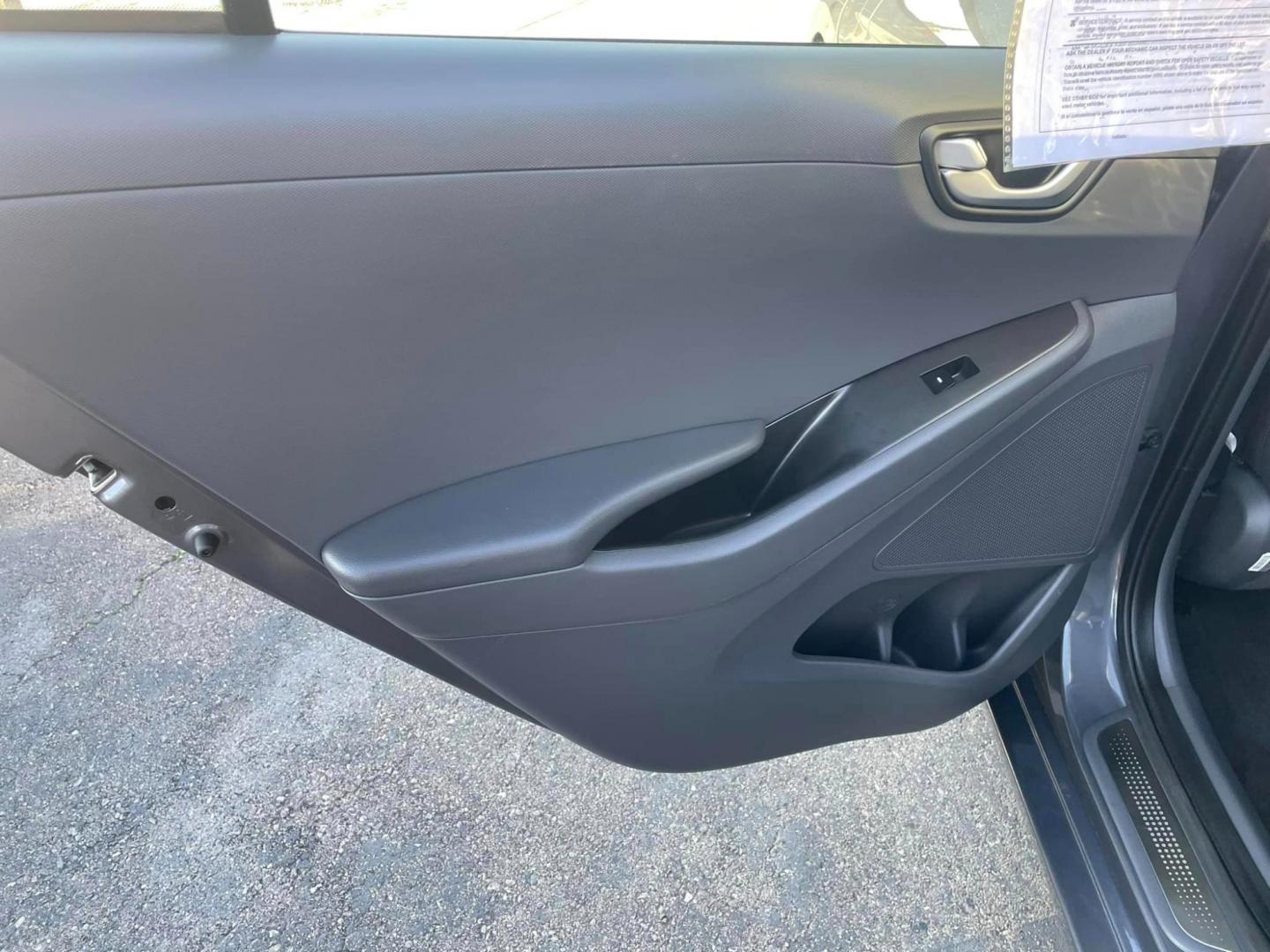 2019 GRAY /BLACK Hyundai Ioniq Hybrid (KMHC75LD4KU) , located at 744 E Miner Ave, Stockton, CA, 95202, (209) 944-5770, 37.956863, -121.282082 - Photo#8